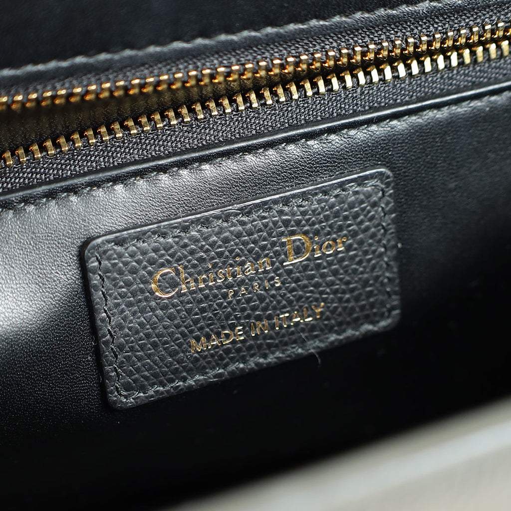 Christian Dior Black 30 Montaigne Chain Shoulder Bag