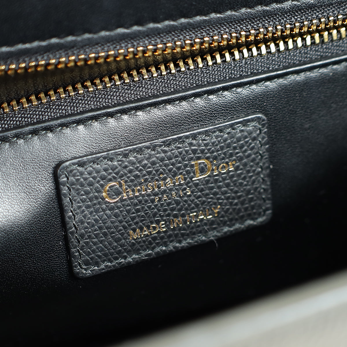 Christian Dior Black 30 Montaigne Chain Shoulder Bag