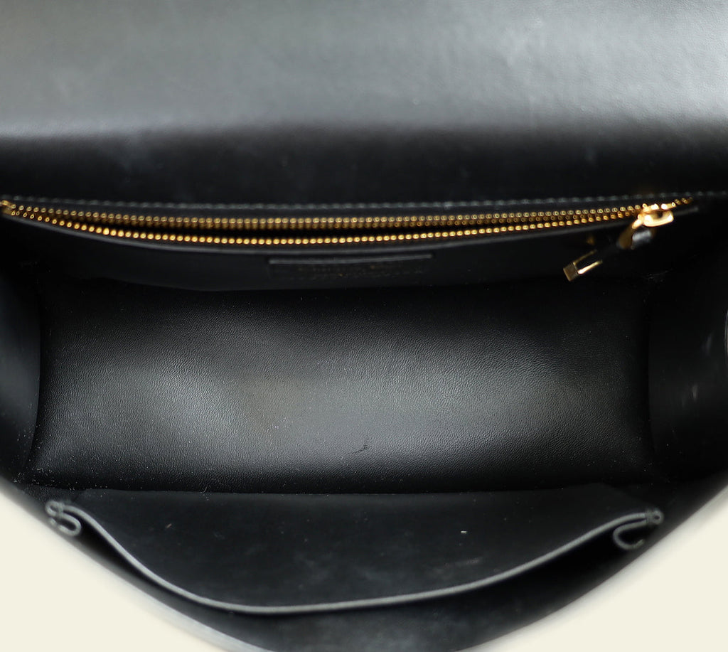 Christian Dior Black 30 Montaigne Chain Shoulder Bag
