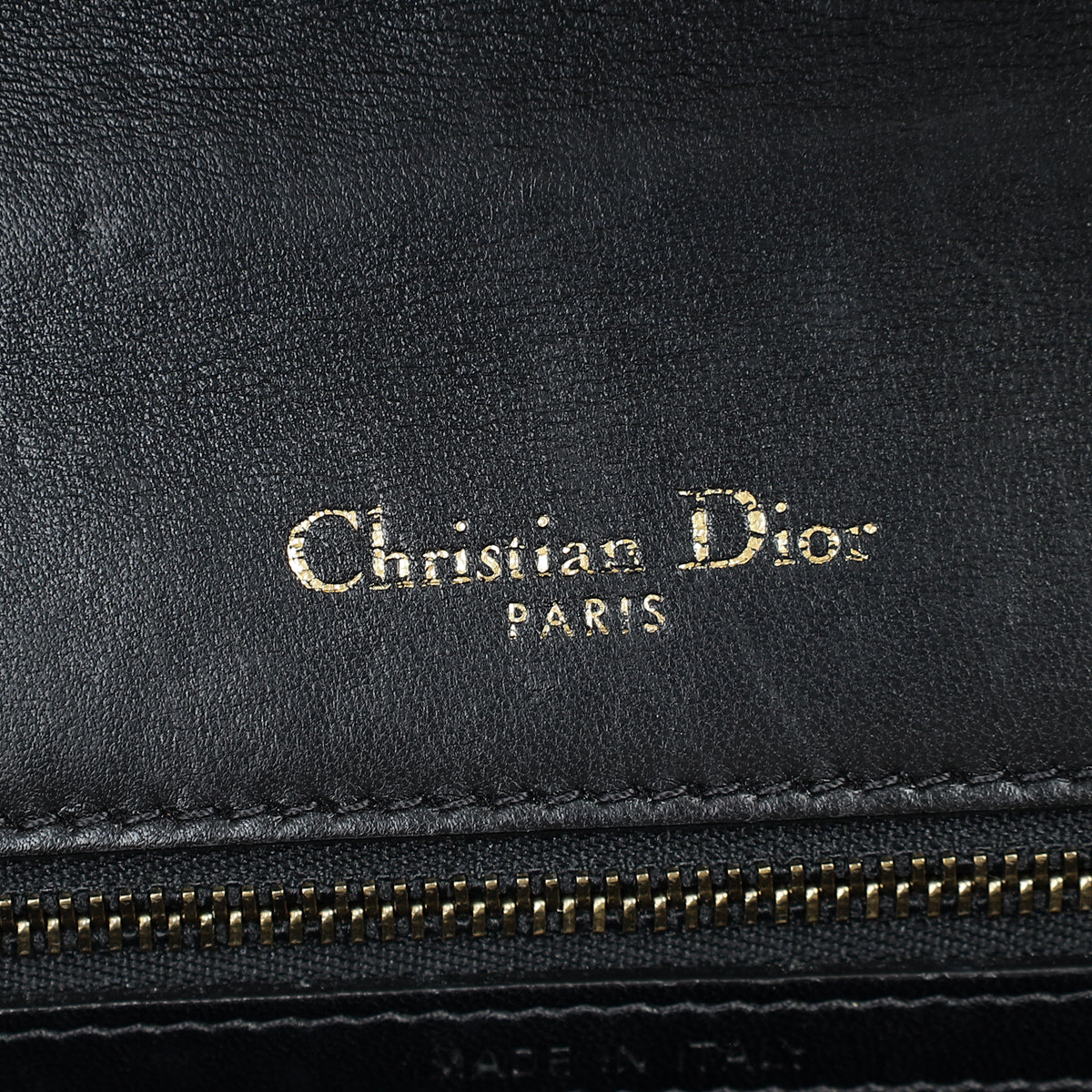 Christian Dior Black Diorama Studded Medium Bag