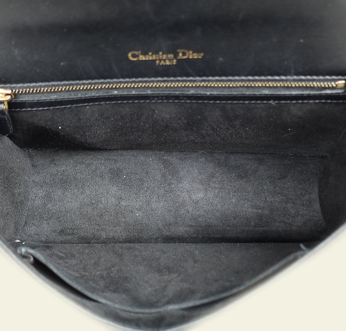Christian Dior Black Diorama Studded Medium Bag