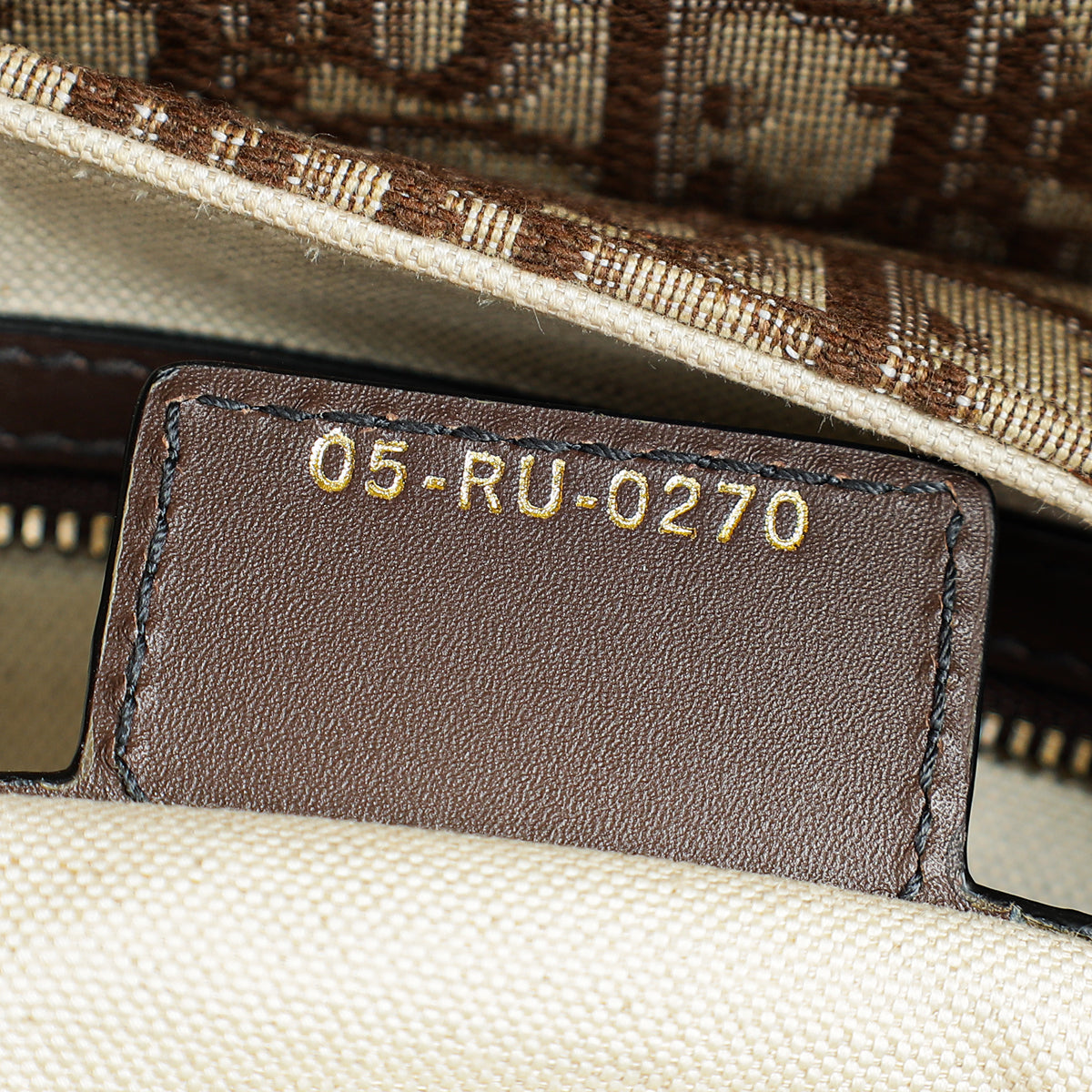Christian Dior Brown Oblique Saddle Medium Bag