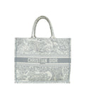 Christian Dior Bicolor Toile De Jouy Book Tote Large Bag