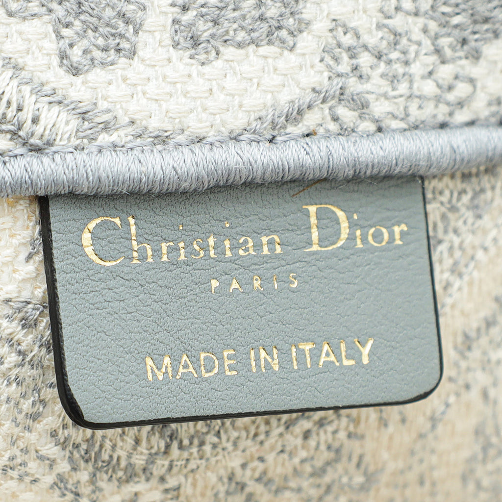 Christian Dior Bicolor Toile De Jouy Book Tote Large Bag