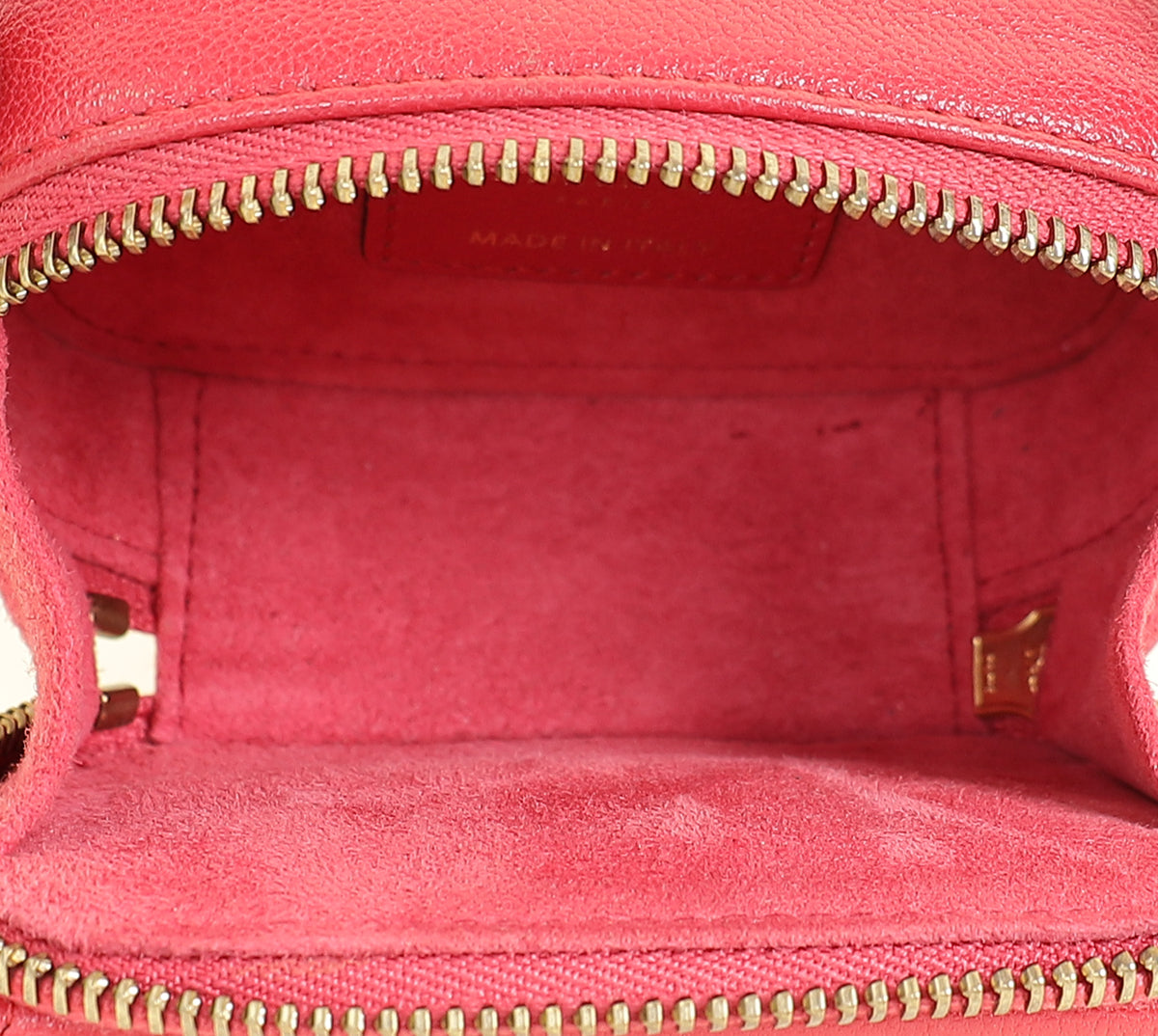 Christian Dior Red Mini Saddle Shoulder Strap Pouch