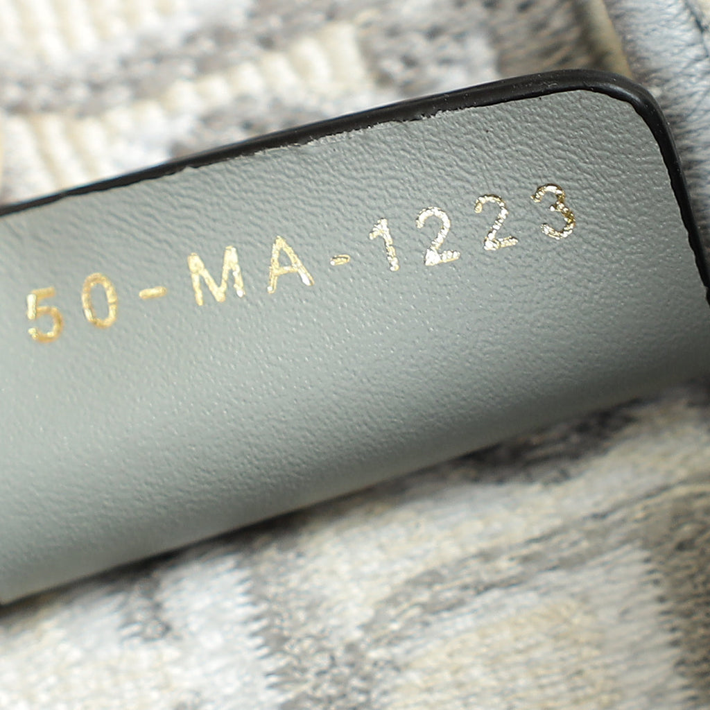 Christian Dior Grey Mini Book Tote Phone Bag