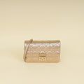 Christian Dior Metallic Bronze Miss Dior Promenade Pouch