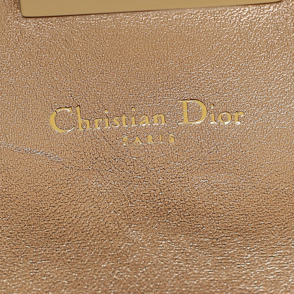 Christian Dior Metallic Bronze Miss Dior Promenade Pouch