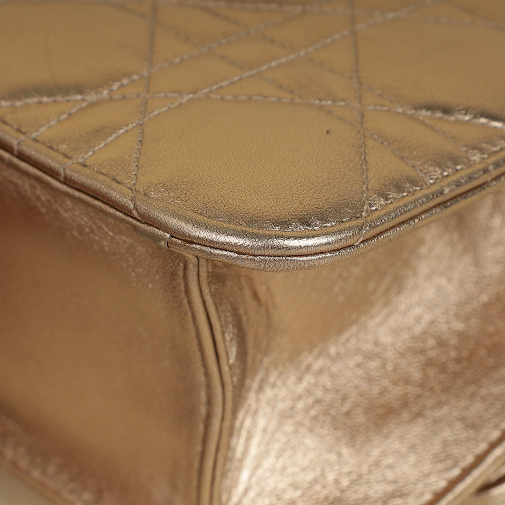 Christian Dior Metallic Bronze Miss Dior Promenade Pouch