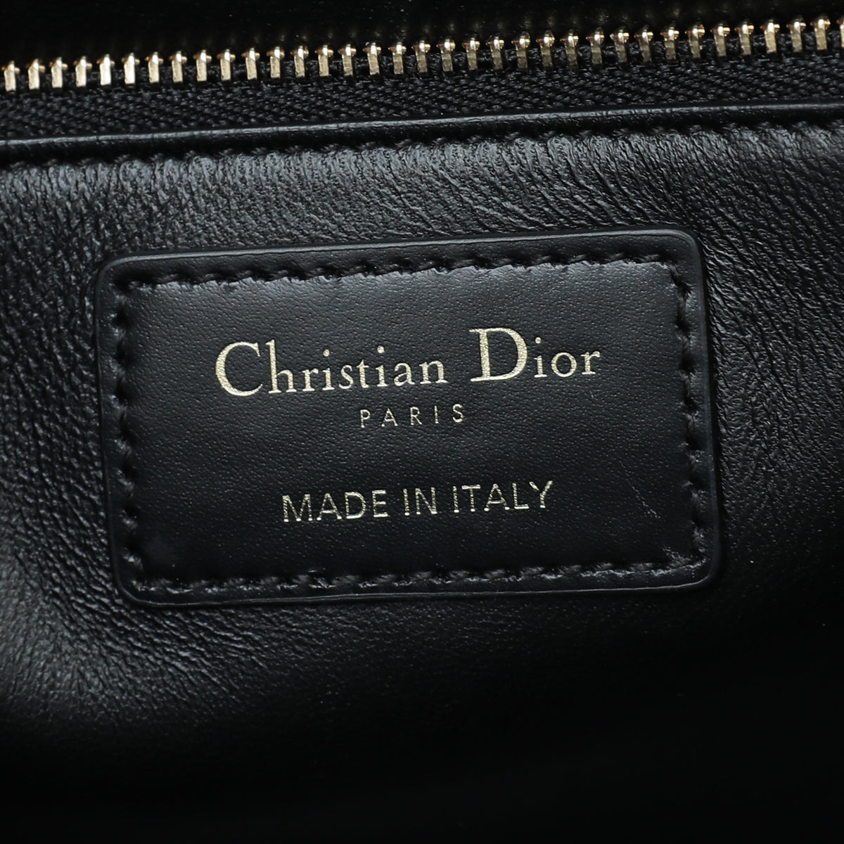 Christian Dior Black 30 Montaigne Micro Cannage Chain Bag