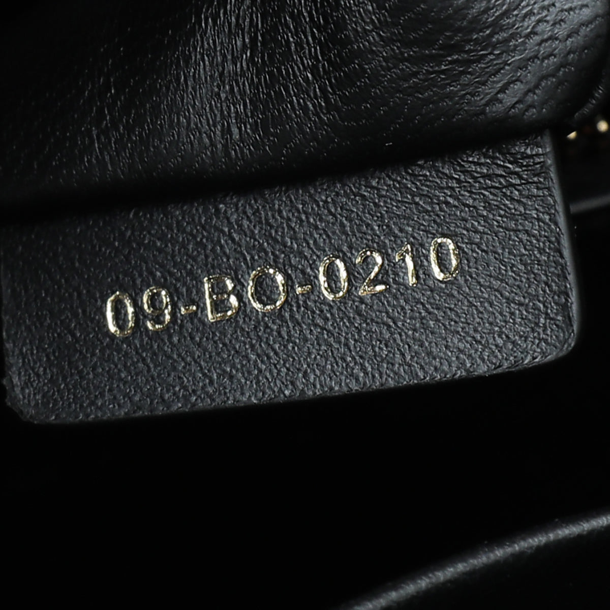 Christian Dior Black 30 Montaigne Micro Cannage Chain Bag