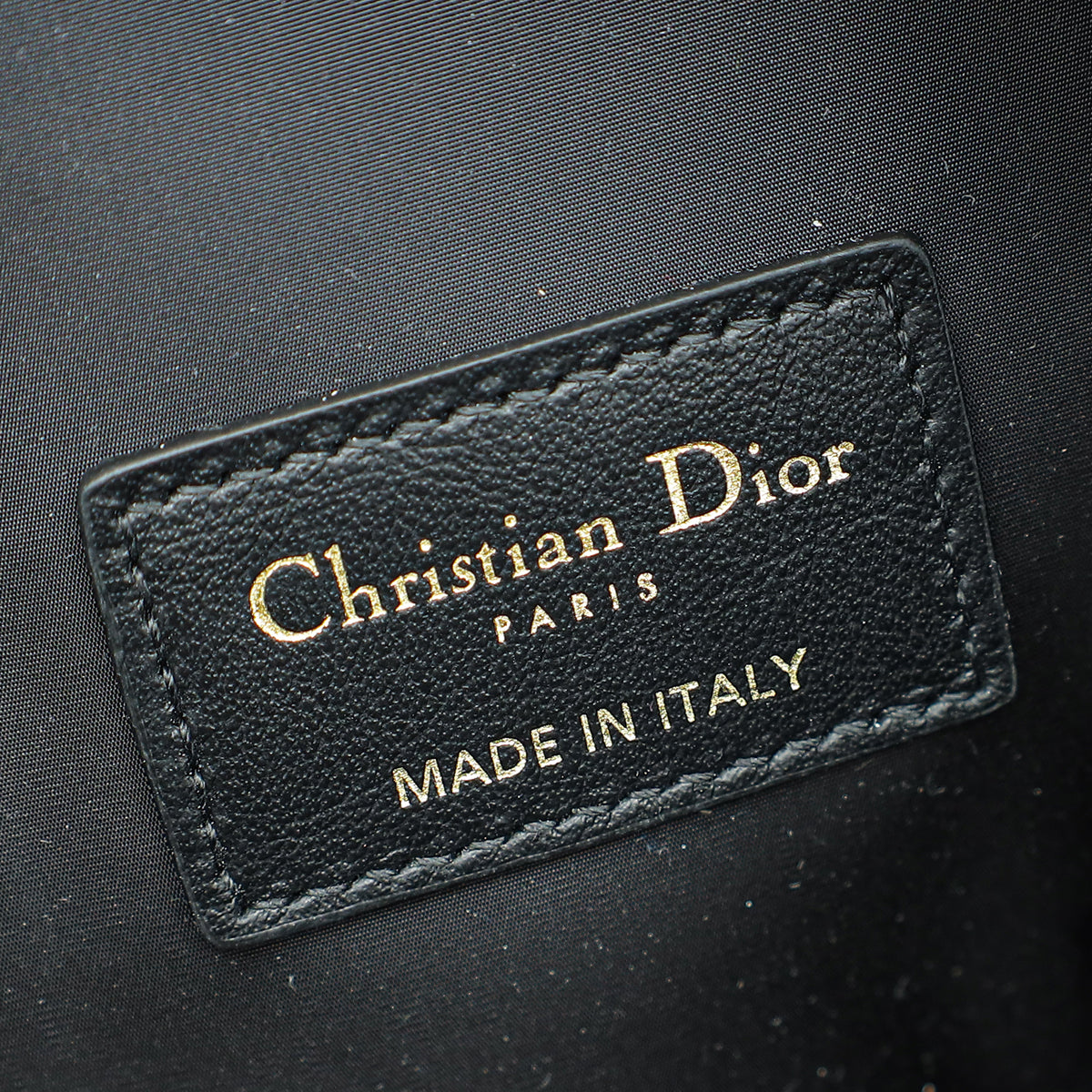 Christian Dior Black Multicolor Petites Fleurs Print Diortravel Nomad Medium Pouch