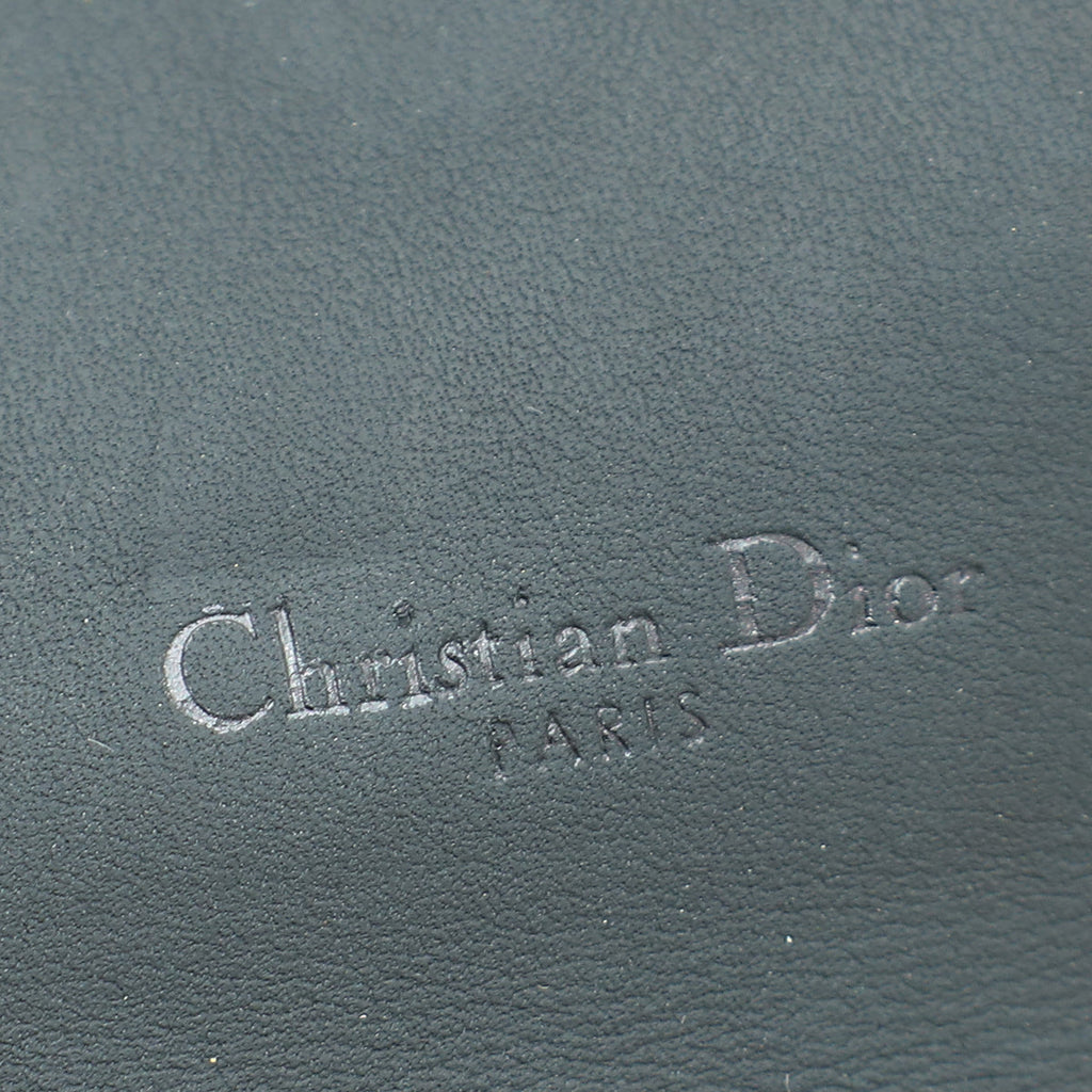 Christian Dior So Black Saddle Chain Wallet