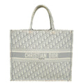 Christian Dior Grey Oblique Book Tote Large Bag