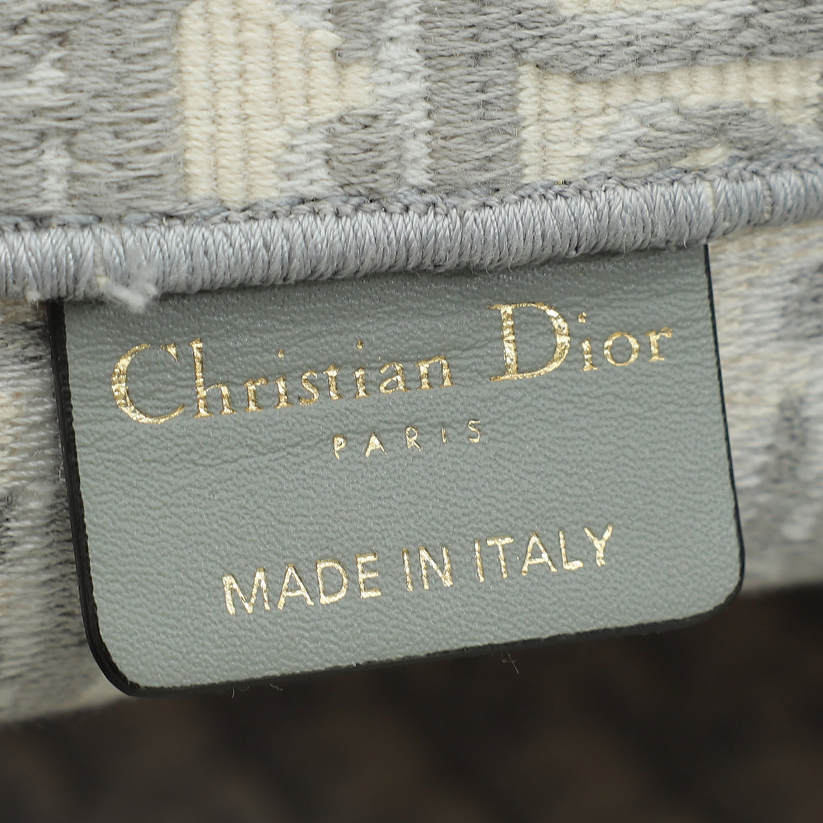 Christian Dior Grey Oblique Book Tote Large Bag