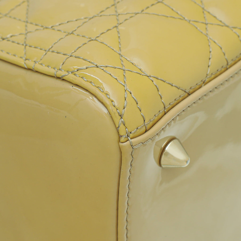 Christian Dior Beige Lady Dior Medium Bag