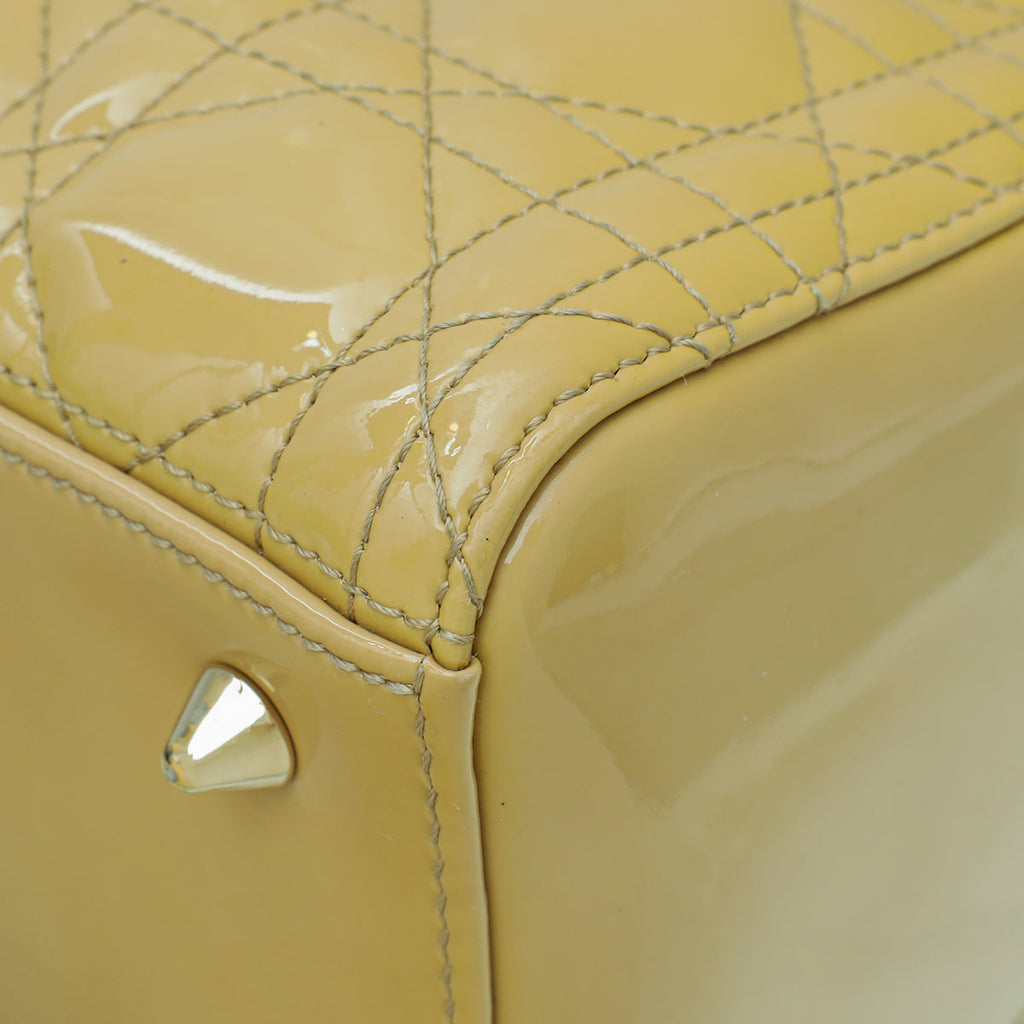 Christian Dior Beige Lady Dior Medium Bag