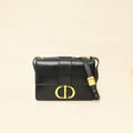Christian Dior Black 30 Montaigne Flap Bag