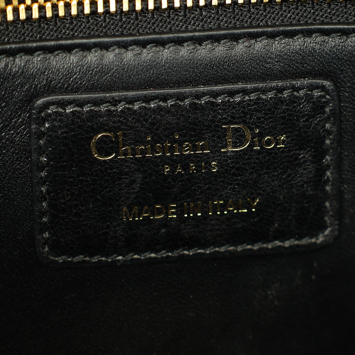 Christian Dior Black 30 Montaigne Flap Bag