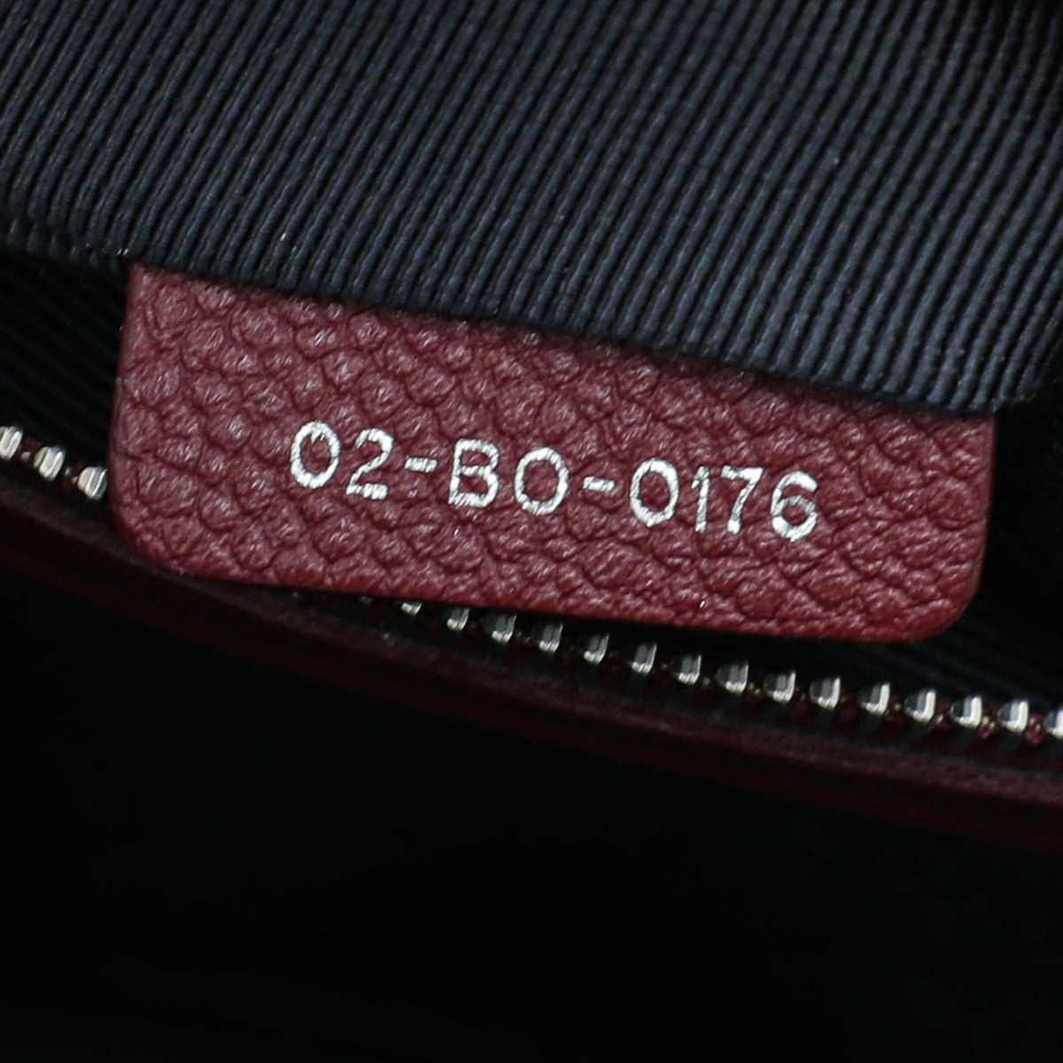 Christian Dior Burgundy Diorama Medium Flap Bag