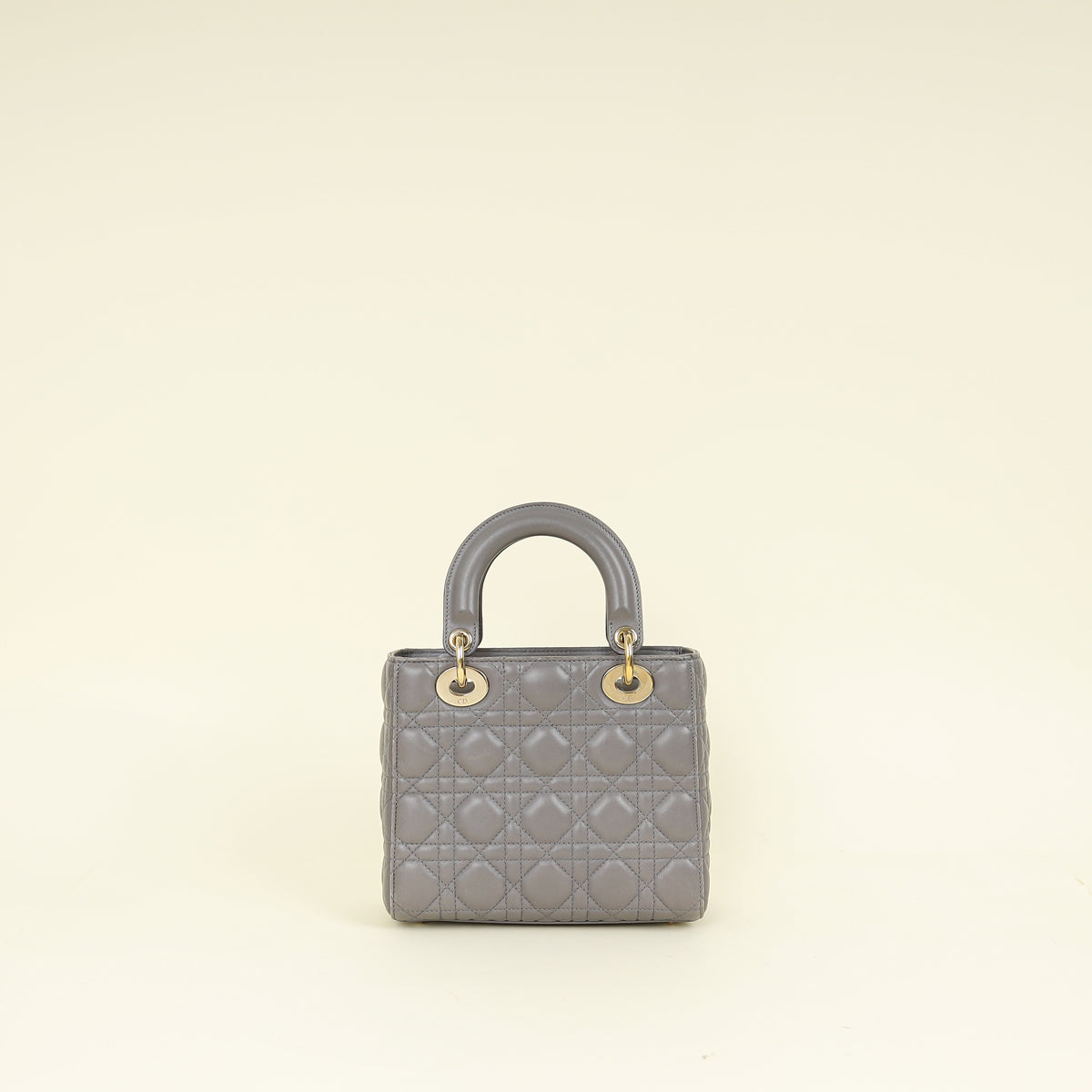 Christian Dior Grey Lady Dior My ABCDior Small Bag