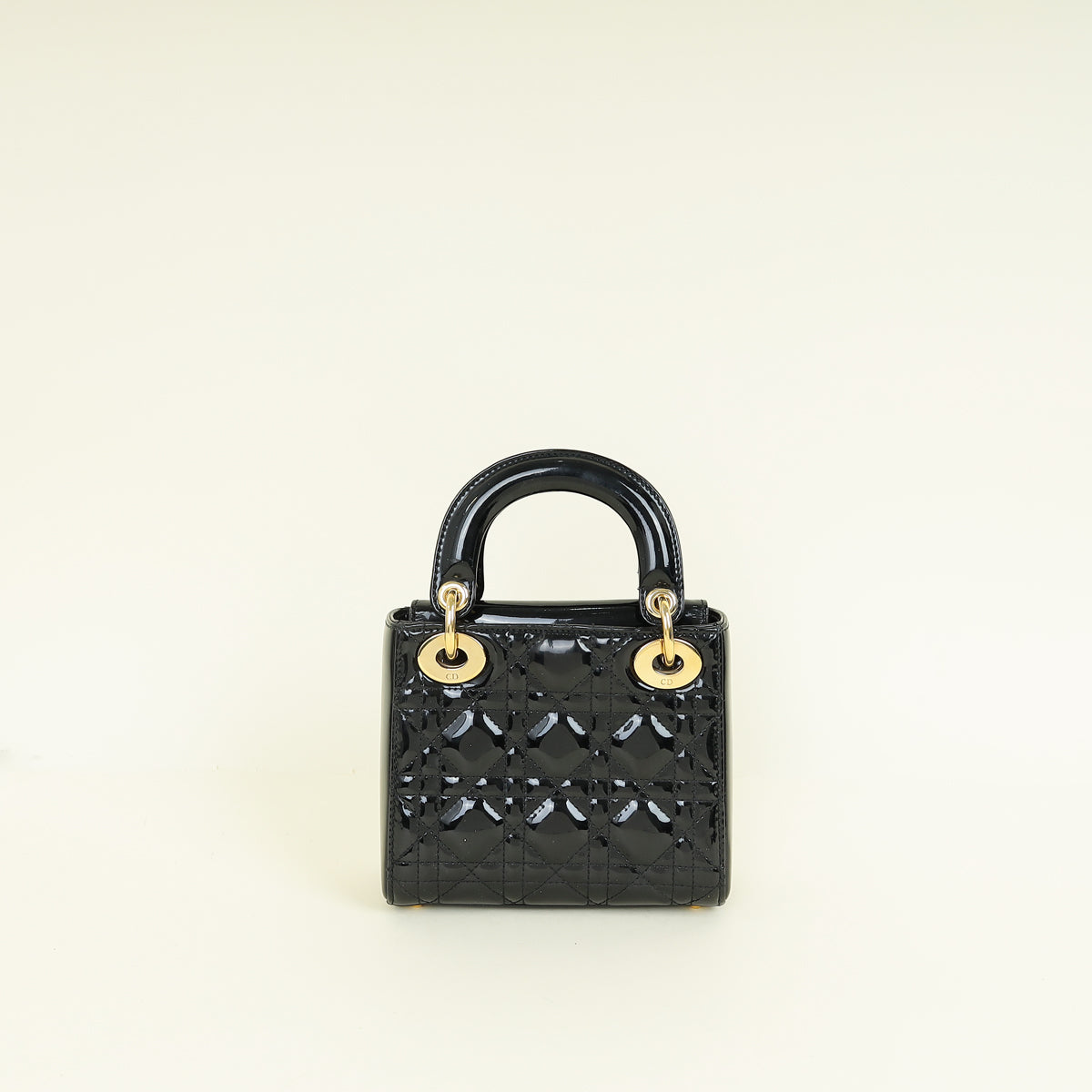 Christian Dior Black Lady Mini Dior Chain Bag
