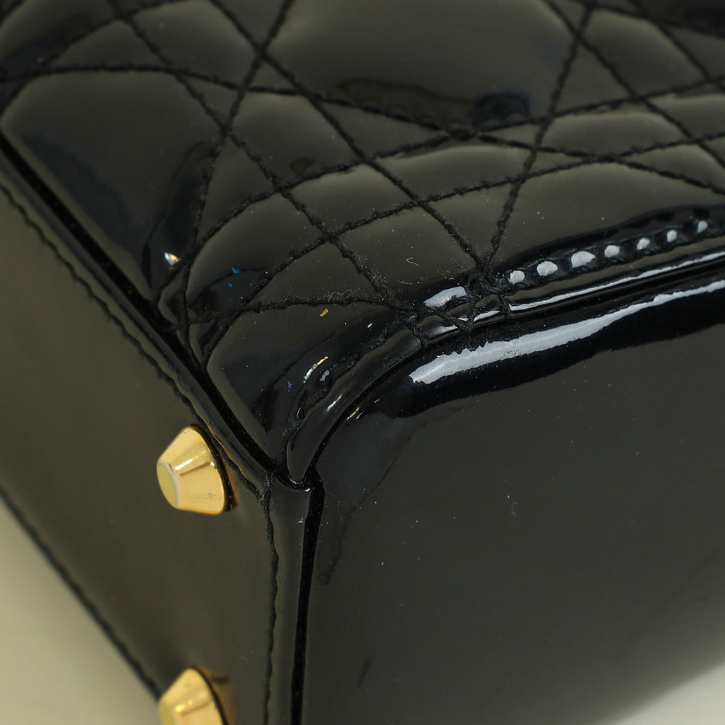 Christian Dior Black Lady Mini Dior Chain Bag