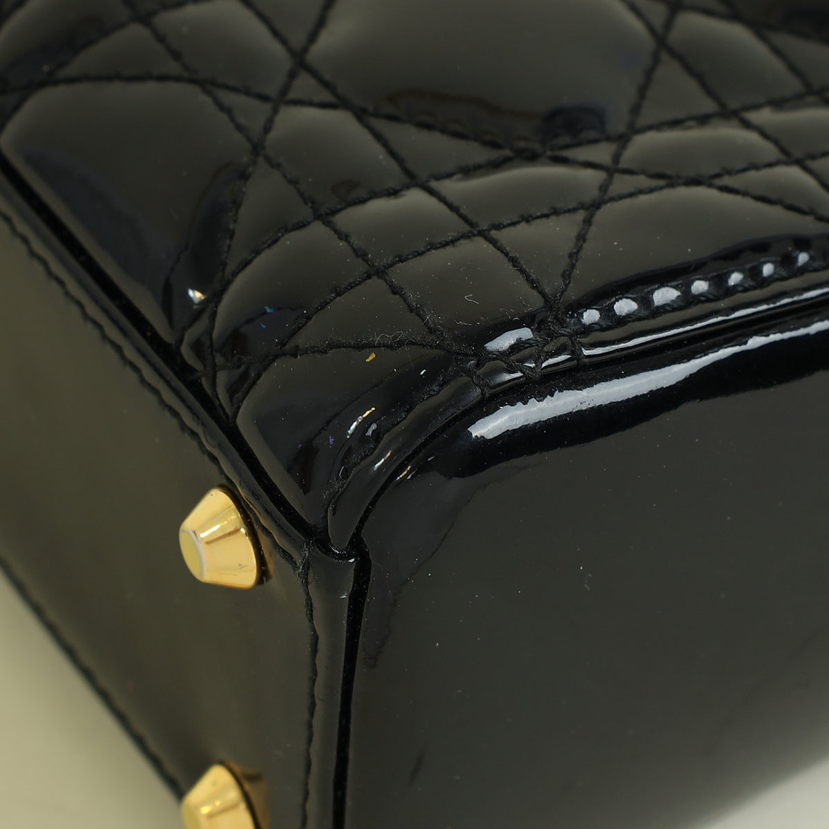 Christian Dior Black Lady Mini Dior Chain Bag