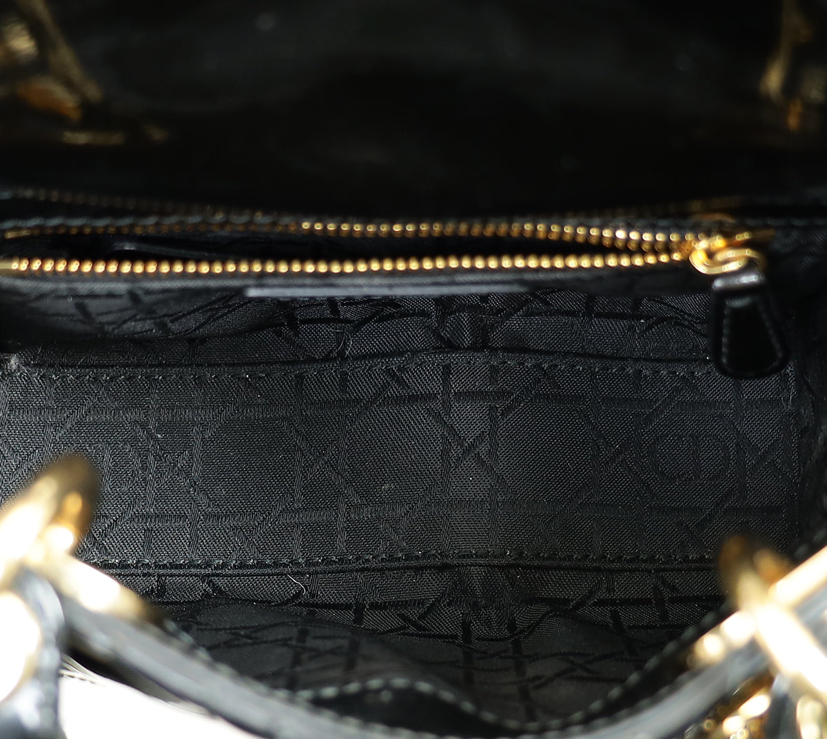 Christian Dior Black Lady Mini Dior Chain Bag