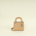 Christian Dior Beige Lady Mini Dior Chain Bag