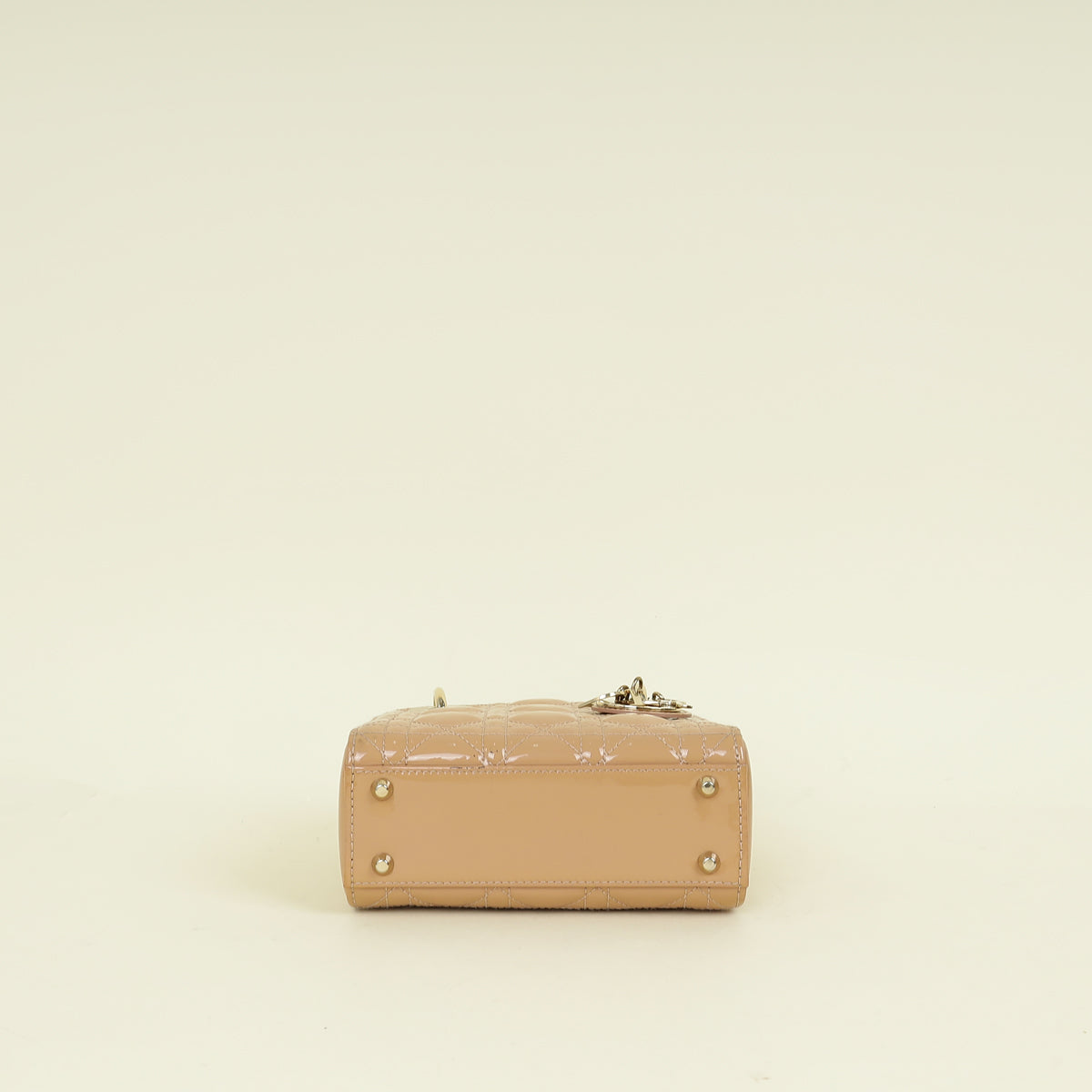 Christian Dior Beige Lady Mini Dior Chain Bag