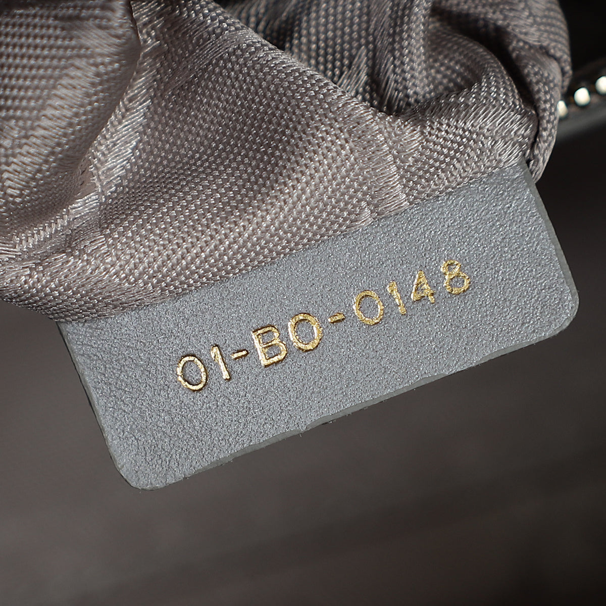 Christian Dior Grey Lady Mini Dior Chain Bag
