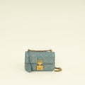 Christian Dior Grey Cannage Studded DiorAddict Flap Bag