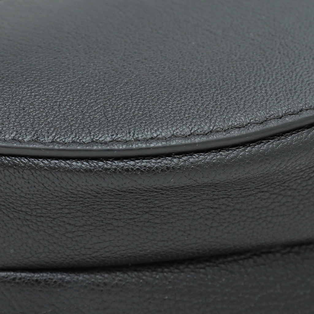 Christian Dior Black Saddle Medium Bag