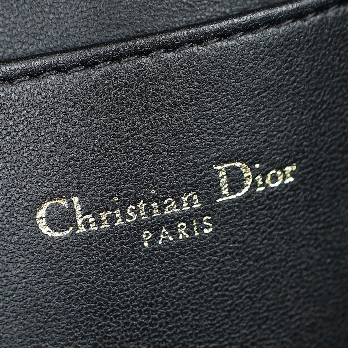 Christian Dior Black Caro Daily Large Pouch