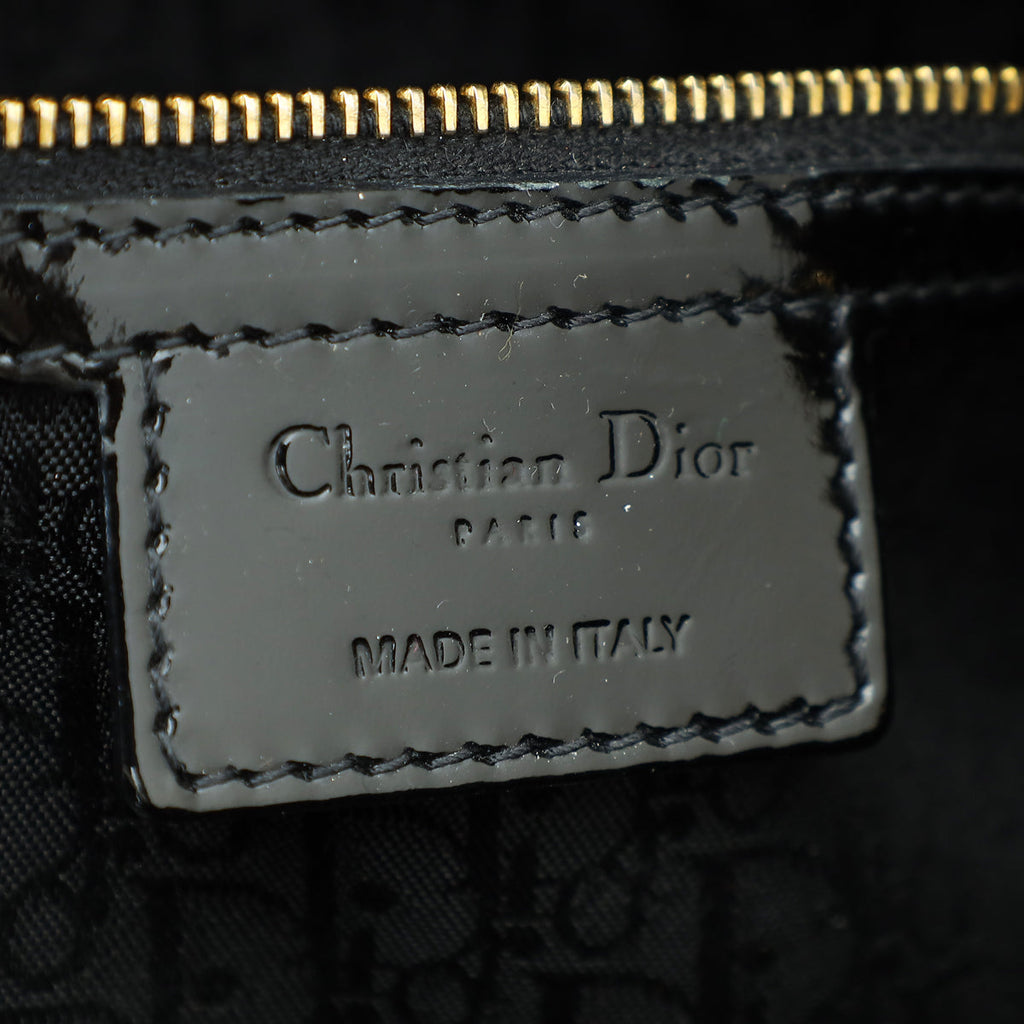 Christian Dior Black Lady Dior Large Bag