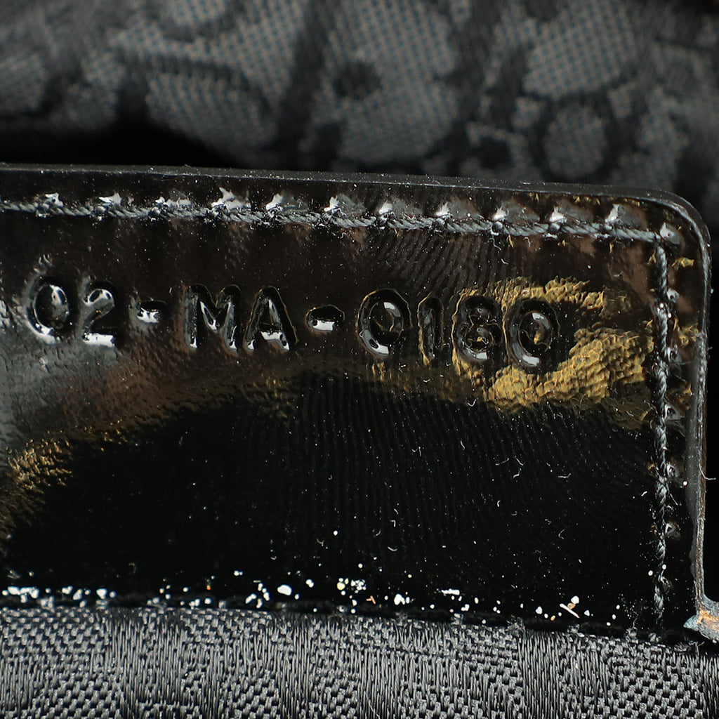 Christian Dior Black Lady Dior Medium Bag