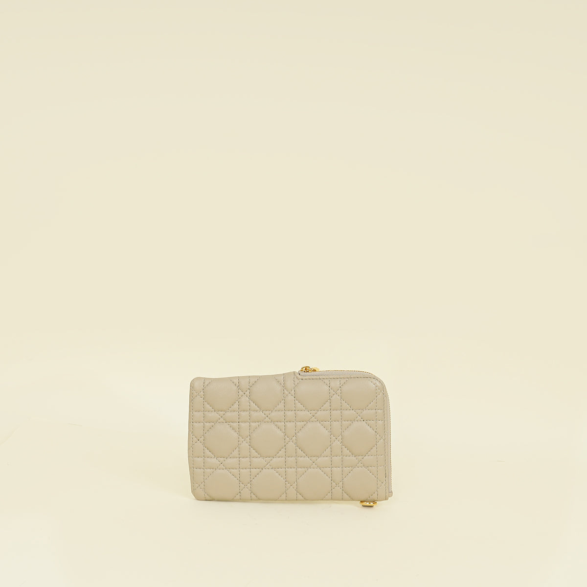 Christian Dior Beige Cannage Caro Multifunctional Pouch