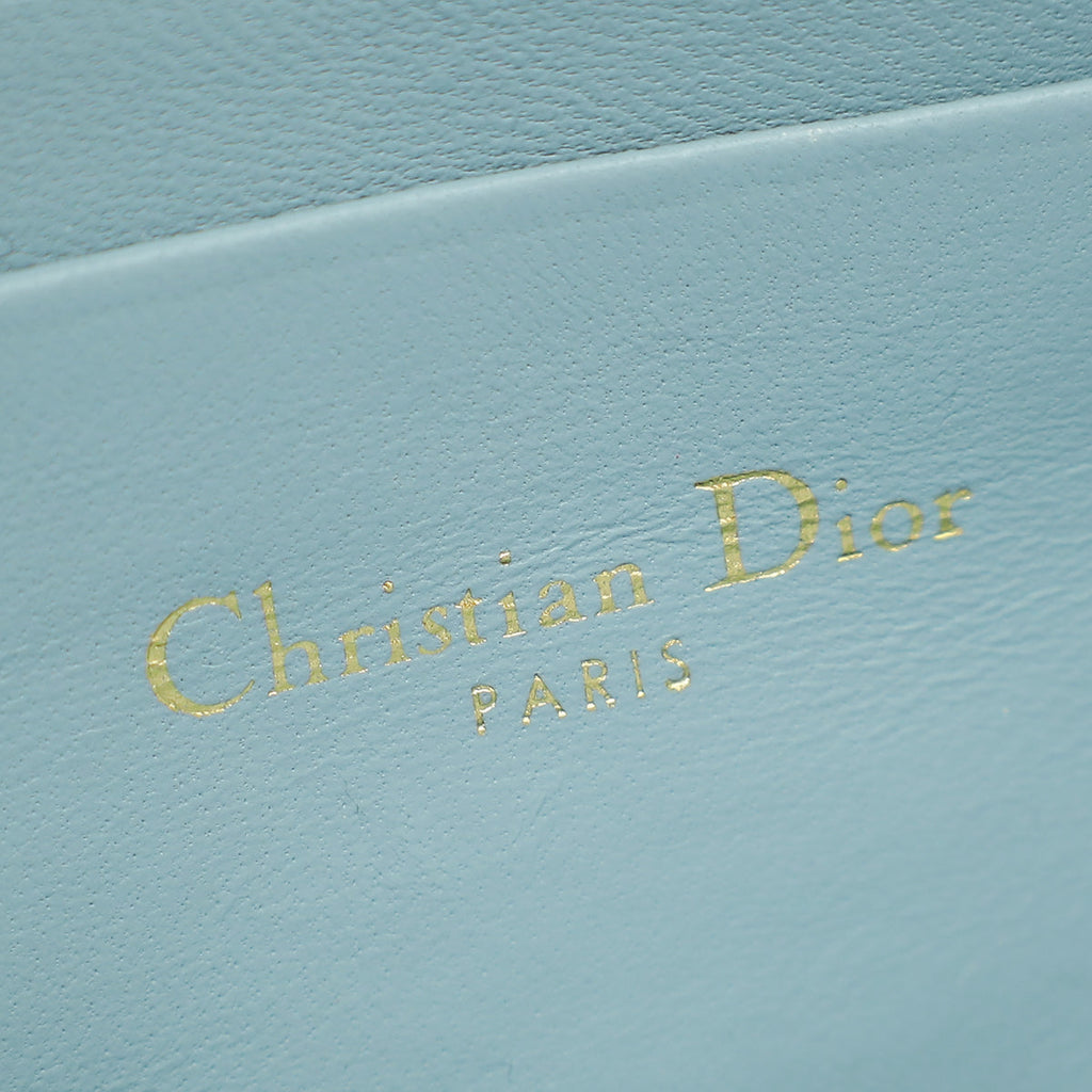 Christian Dior Cloud Blue Caro Mini Micro Cannage Bag