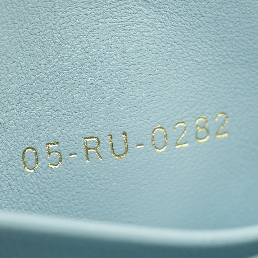 Christian Dior Cloud Blue Caro Mini Micro Cannage Bag