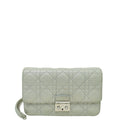 Christian Dior Grey Miss Dior Promenade Clutch Chain Bag