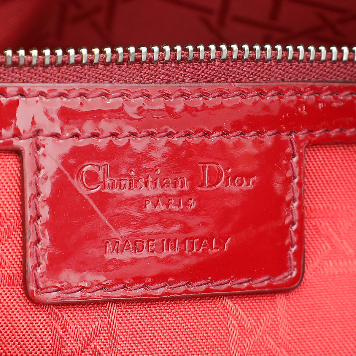 Christian Dior Red Lady Dior Bag