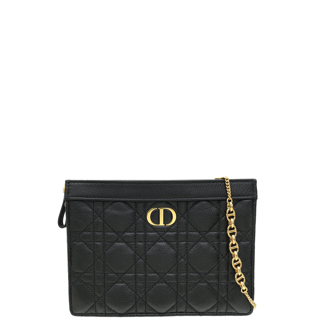 Christian Dior Black Caro Every Dior Pouch
