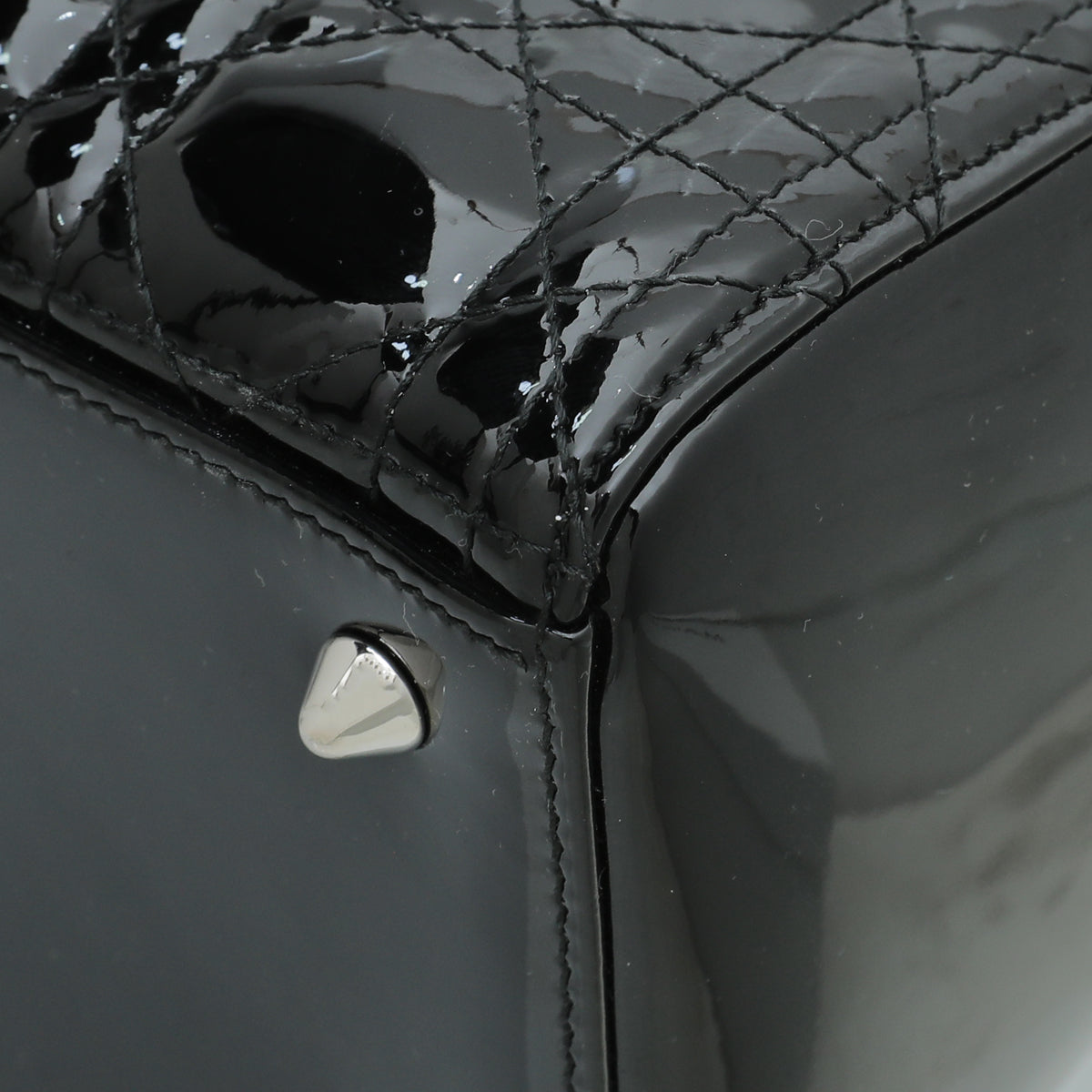 Christian Dior Black Lady Dior Medium Bag