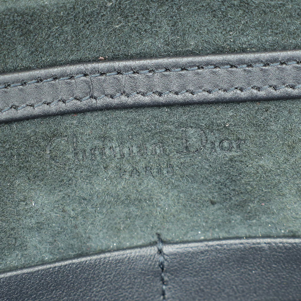 Christian Dior Champagne 30 Montaigne Micro Cannage 2 In 1 Pouch