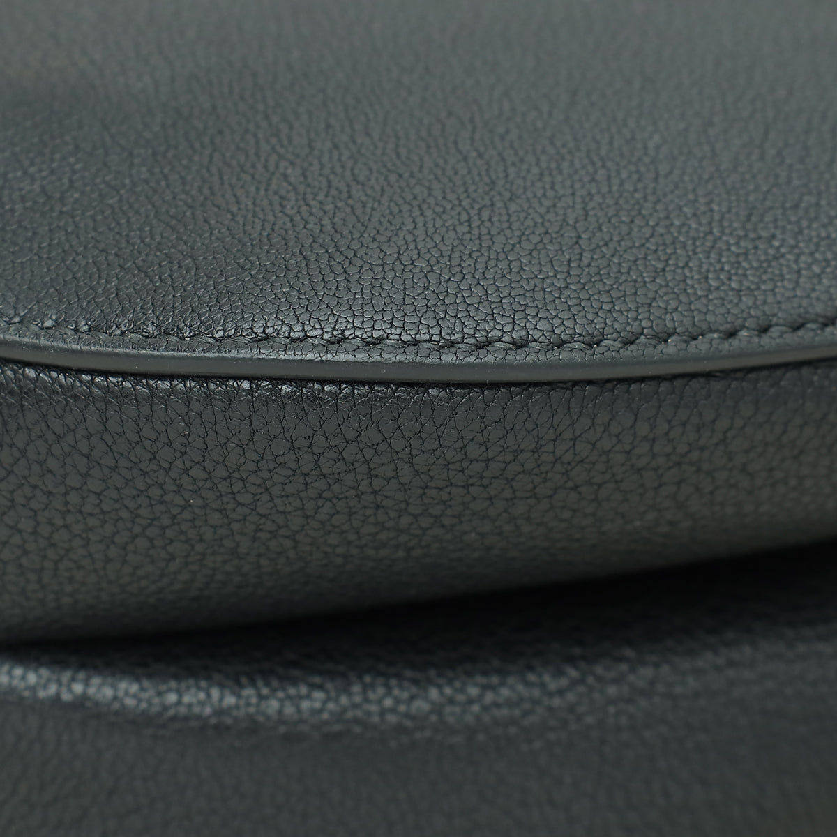 Christian Dior Black Saddle Medium Bag W/ Strap