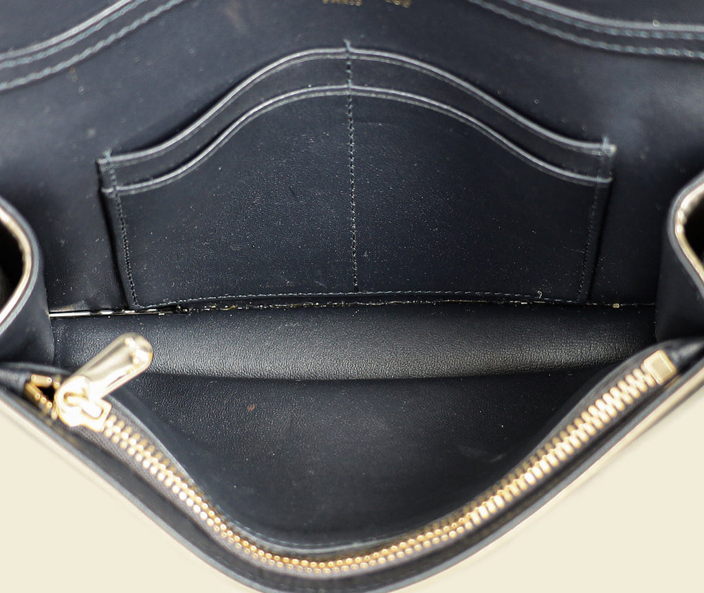 Christian Dior Champaign Diorama Microcannage Wallet On Chain