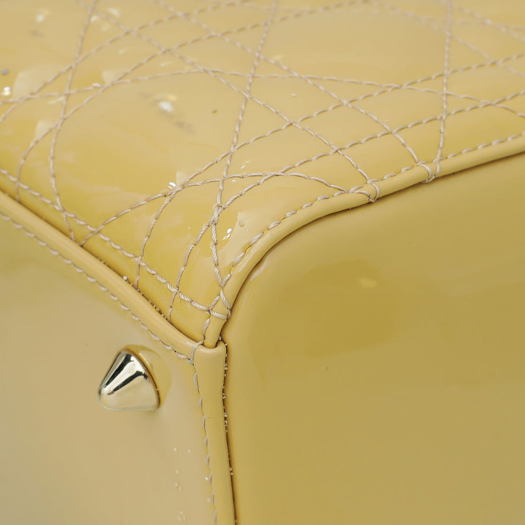 Christian Dior Beige Lady Dior Medium Bag