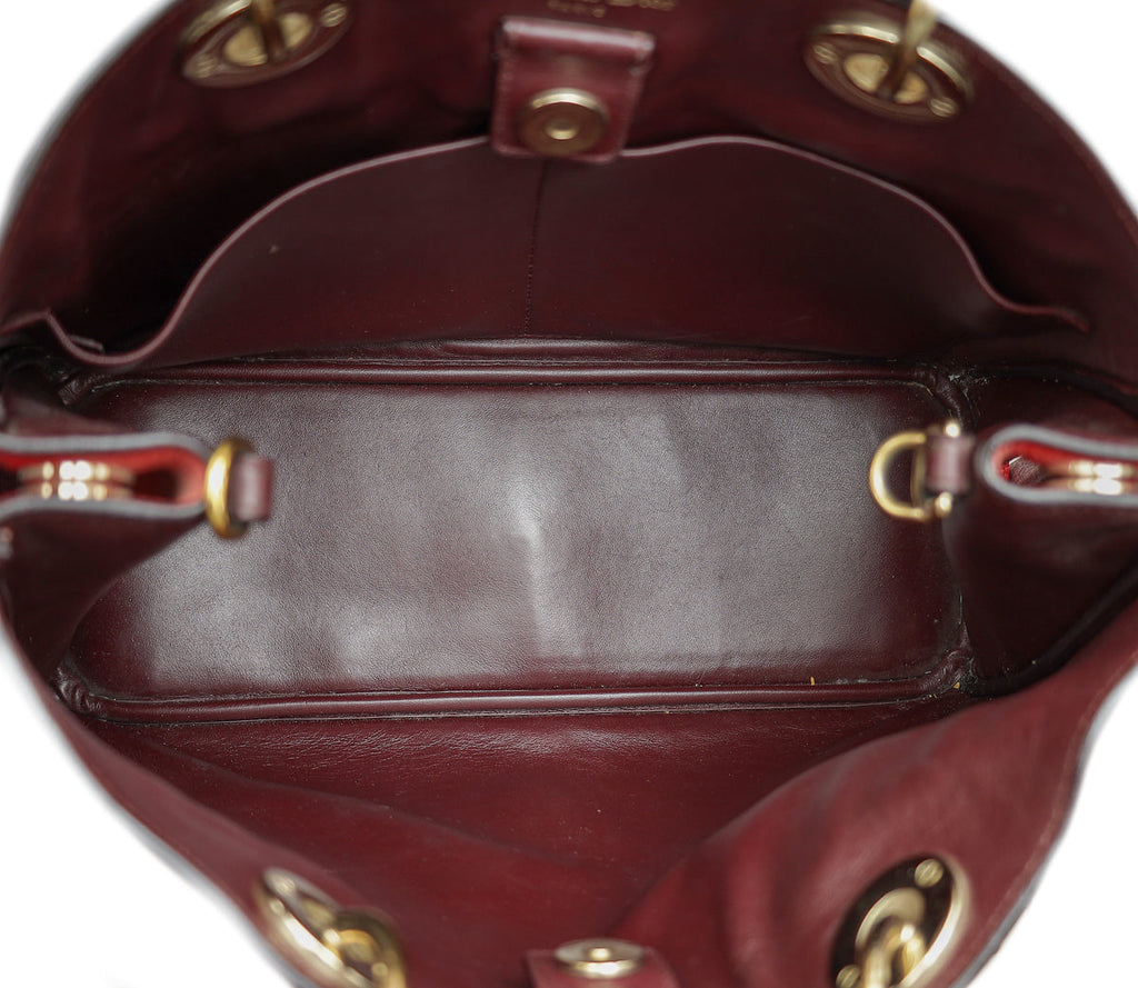 Christian Dior Red Diorissimo Tote Medium Bag