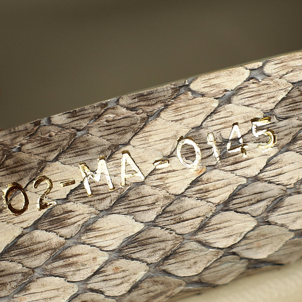 Christian Dior Bicolor Metallic Python Lady Dior medium Bag